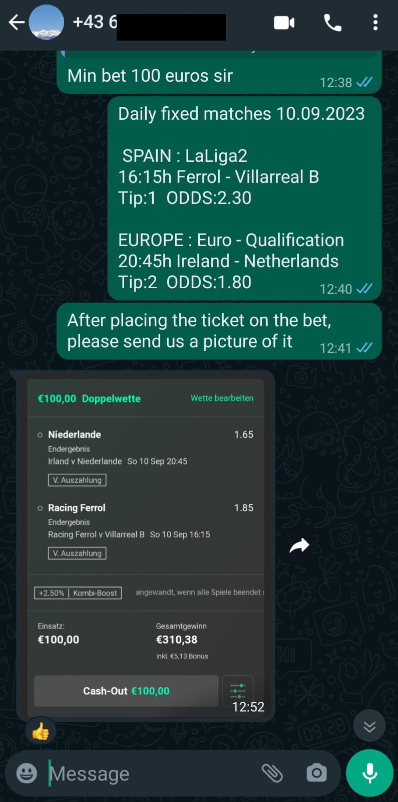 Europe Sure Professional Soccer Fixed Matches 1X2