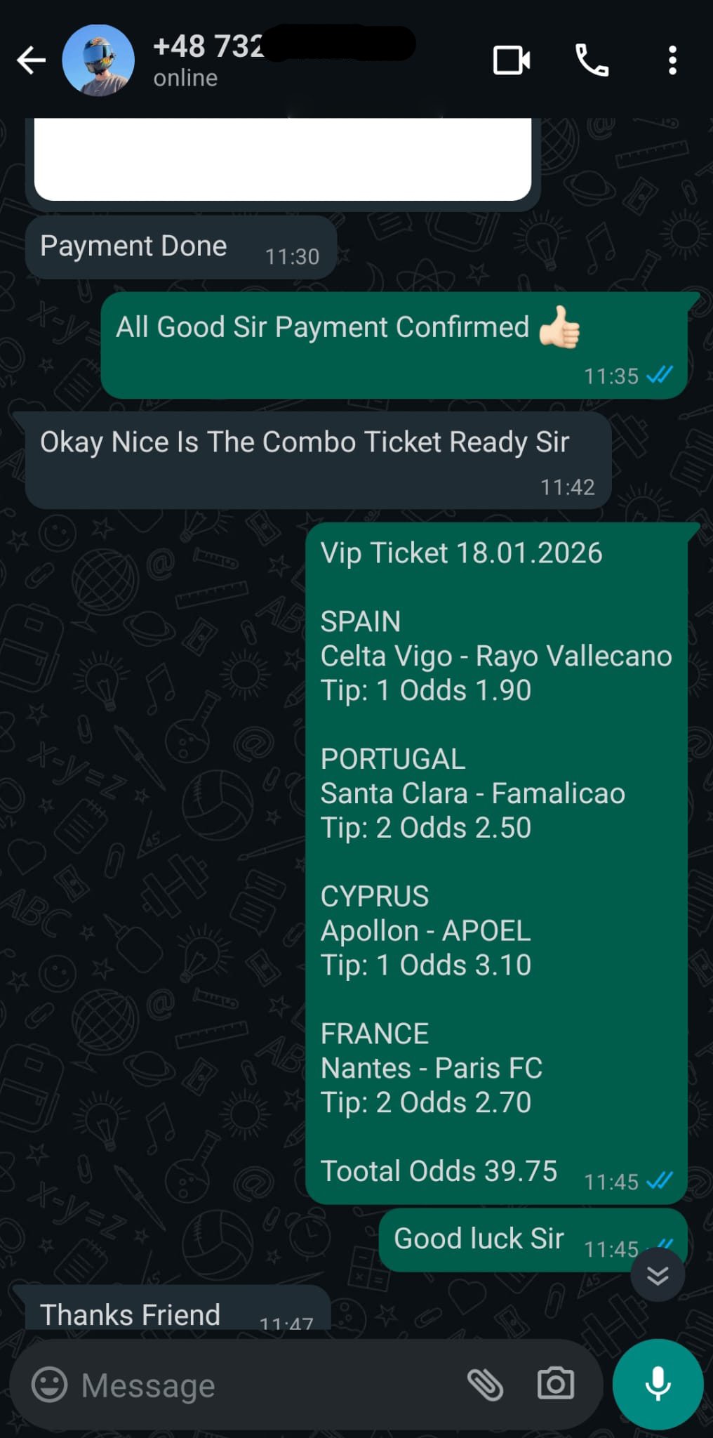 Bet Live Fixed Matches from Spain sure odds big win sure info